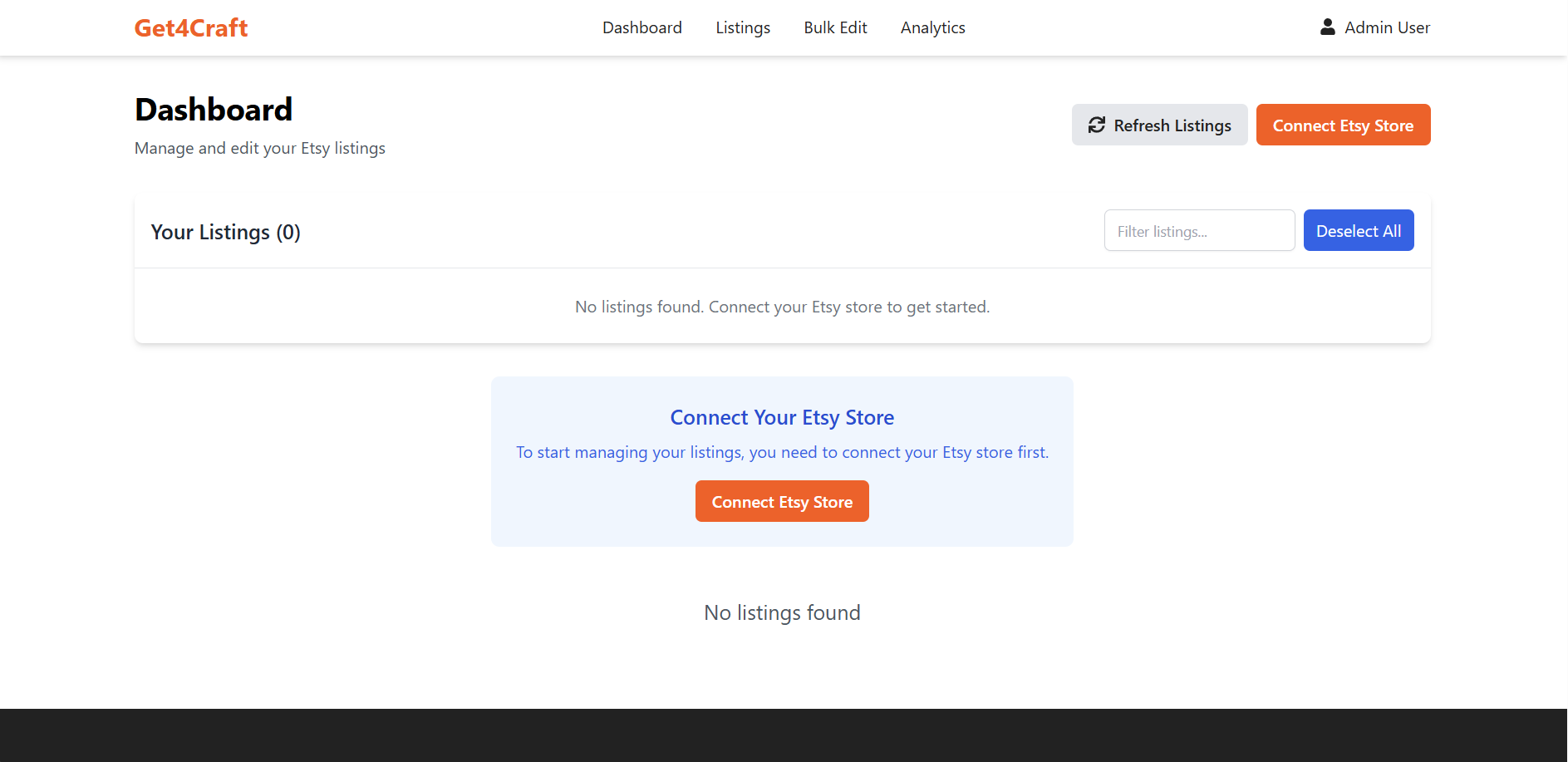 List Craft Dashboard